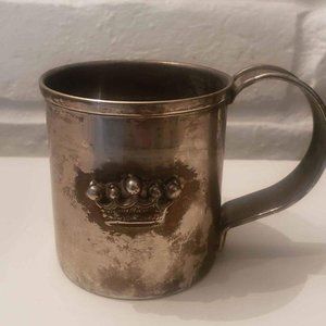 Silver Crown Baby Cup